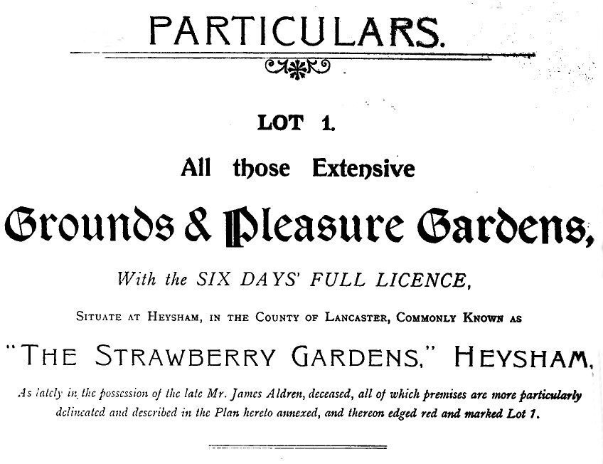 Strawberry Gardens auction notice